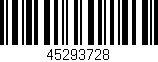 Código de barras (EAN, GTIN, SKU, ISBN): '45293728'