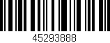 Código de barras (EAN, GTIN, SKU, ISBN): '45293888'