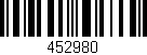 Código de barras (EAN, GTIN, SKU, ISBN): '452980'