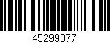 Código de barras (EAN, GTIN, SKU, ISBN): '45299077'