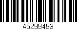 Código de barras (EAN, GTIN, SKU, ISBN): '45299493'