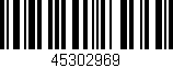 Código de barras (EAN, GTIN, SKU, ISBN): '45302969'