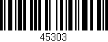 Código de barras (EAN, GTIN, SKU, ISBN): '45303'