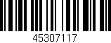 Código de barras (EAN, GTIN, SKU, ISBN): '45307117'