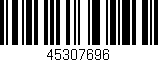 Código de barras (EAN, GTIN, SKU, ISBN): '45307696'