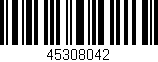 Código de barras (EAN, GTIN, SKU, ISBN): '45308042'