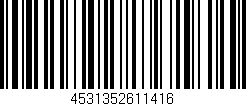Código de barras (EAN, GTIN, SKU, ISBN): '4531352611416'