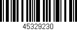 Código de barras (EAN, GTIN, SKU, ISBN): '45329230'