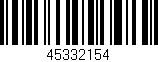 Código de barras (EAN, GTIN, SKU, ISBN): '45332154'