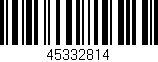 Código de barras (EAN, GTIN, SKU, ISBN): '45332814'