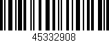 Código de barras (EAN, GTIN, SKU, ISBN): '45332908'