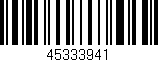 Código de barras (EAN, GTIN, SKU, ISBN): '45333941'