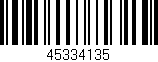 Código de barras (EAN, GTIN, SKU, ISBN): '45334135'