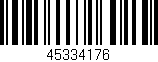 Código de barras (EAN, GTIN, SKU, ISBN): '45334176'