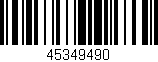 Código de barras (EAN, GTIN, SKU, ISBN): '45349490'