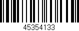 Código de barras (EAN, GTIN, SKU, ISBN): '45354133'
