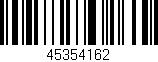 Código de barras (EAN, GTIN, SKU, ISBN): '45354162'