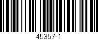 Código de barras (EAN, GTIN, SKU, ISBN): '45357-1'