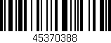 Código de barras (EAN, GTIN, SKU, ISBN): '45370388'