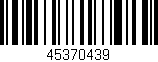 Código de barras (EAN, GTIN, SKU, ISBN): '45370439'