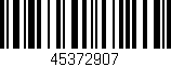 Código de barras (EAN, GTIN, SKU, ISBN): '45372907'