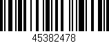 Código de barras (EAN, GTIN, SKU, ISBN): '45382478'