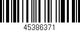 Código de barras (EAN, GTIN, SKU, ISBN): '45386371'