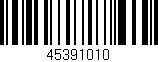 Código de barras (EAN, GTIN, SKU, ISBN): '45391010'