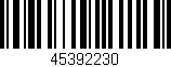 Código de barras (EAN, GTIN, SKU, ISBN): '45392230'