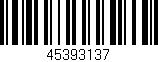 Código de barras (EAN, GTIN, SKU, ISBN): '45393137'