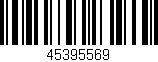 Código de barras (EAN, GTIN, SKU, ISBN): '45395569'