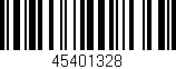 Código de barras (EAN, GTIN, SKU, ISBN): '45401328'