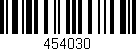 Código de barras (EAN, GTIN, SKU, ISBN): '454030'
