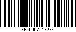 Código de barras (EAN, GTIN, SKU, ISBN): '4540907117266'
