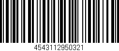 Código de barras (EAN, GTIN, SKU, ISBN): '4543112950321'