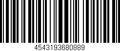 Código de barras (EAN, GTIN, SKU, ISBN): '4543193680889'