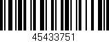 Código de barras (EAN, GTIN, SKU, ISBN): '45433751'