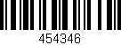 Código de barras (EAN, GTIN, SKU, ISBN): '454346'