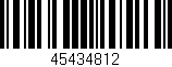 Código de barras (EAN, GTIN, SKU, ISBN): '45434812'