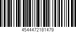 Código de barras (EAN, GTIN, SKU, ISBN): '4544472181479'