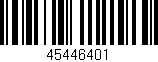 Código de barras (EAN, GTIN, SKU, ISBN): '45446401'