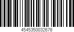 Código de barras (EAN, GTIN, SKU, ISBN): '4545350032678'