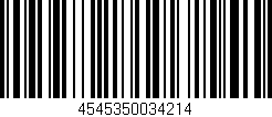 Código de barras (EAN, GTIN, SKU, ISBN): '4545350034214'