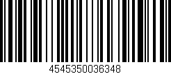 Código de barras (EAN, GTIN, SKU, ISBN): '4545350036348'