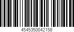Código de barras (EAN, GTIN, SKU, ISBN): '4545350042158'