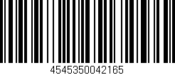Código de barras (EAN, GTIN, SKU, ISBN): '4545350042165'
