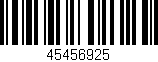 Código de barras (EAN, GTIN, SKU, ISBN): '45456925'