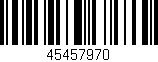 Código de barras (EAN, GTIN, SKU, ISBN): '45457970'