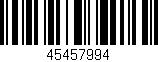 Código de barras (EAN, GTIN, SKU, ISBN): '45457994'