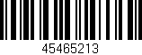 Código de barras (EAN, GTIN, SKU, ISBN): '45465213'